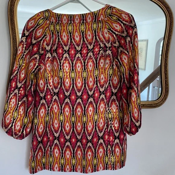 Tory Burch printed silk tunic - Picture 3 of 4